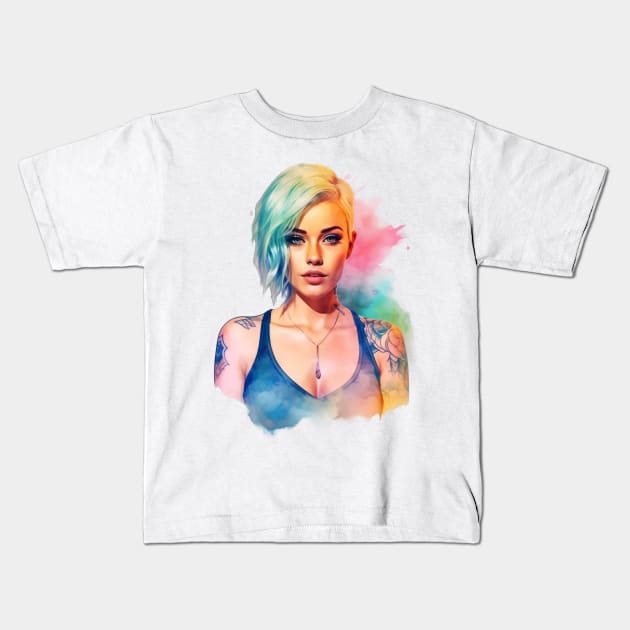 Heavenly Tattoo Kids T-Shirt by Maison de Kitsch